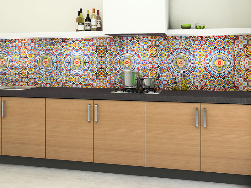 Zambala keuken achterwand – marokaanse tegels