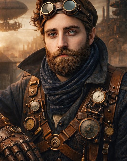 Zambala_AI keuken achterwand_steampunk